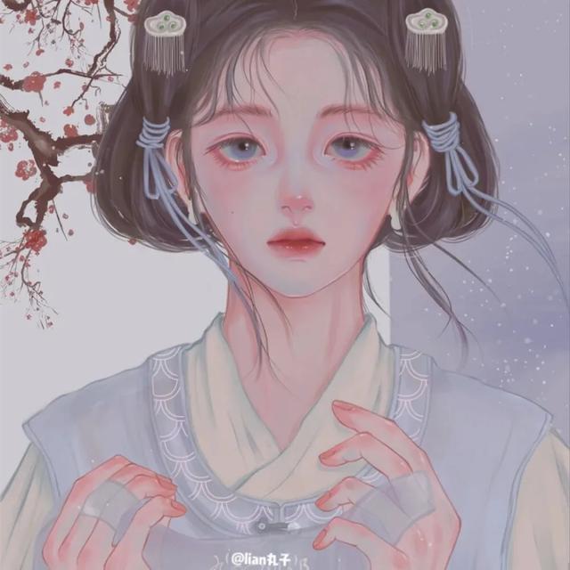 唯美古装女图，微信头像，唯美古装女图（手绘古风女生头像）