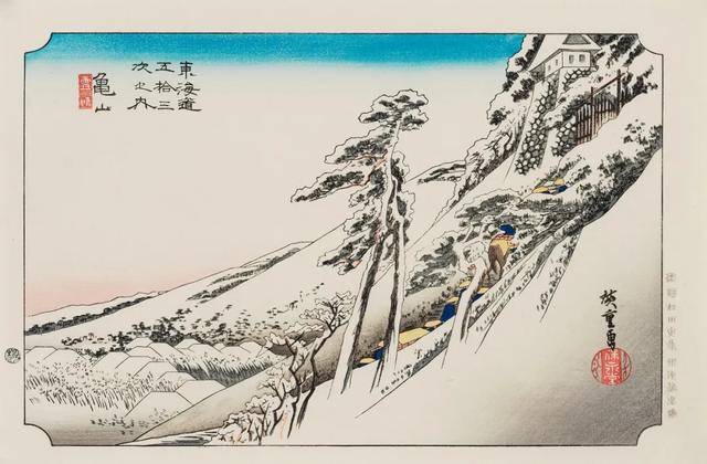 唐崎夜雨  优质手绘简约女头 画师，微信头像，唐崎夜雨  优质手绘简约女头 画师：AluZoe（浮华世代——日本浮世绘专场网络文物拍卖会）