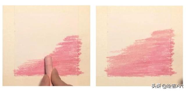 简笔画：油画棒画花朵步骤，简笔画小兔子的画法（0基础也能画出清新浪漫的春日花海图）