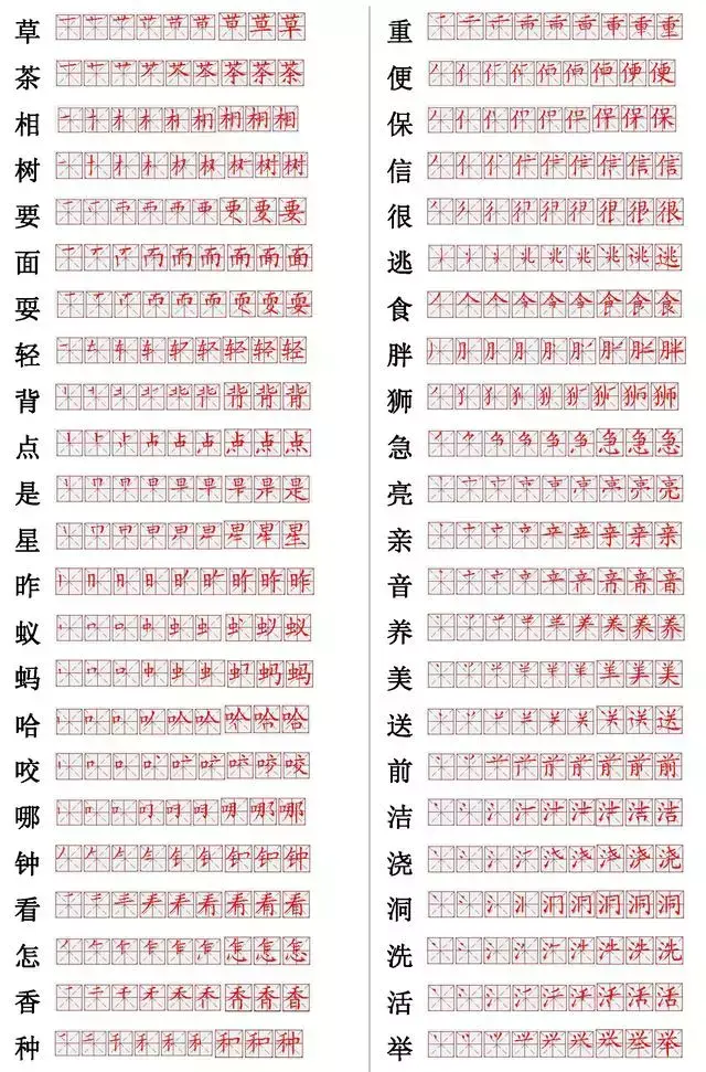 快字的笔顺，忄笔顺变化了（附小学常见560个汉字笔画表）