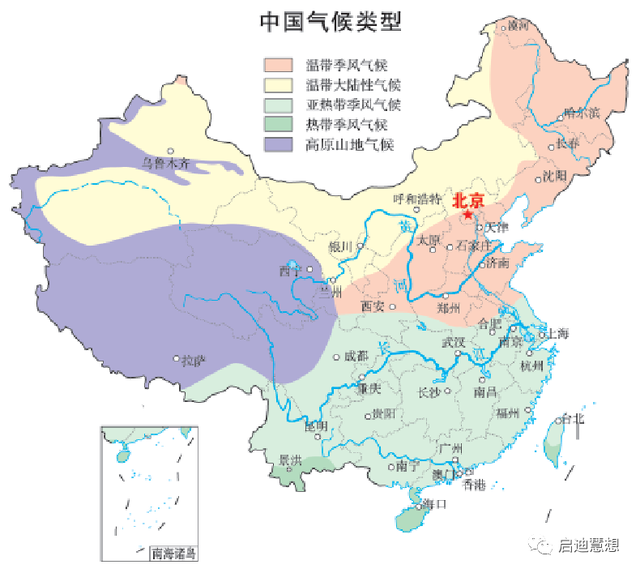 黄河长江地图，黄河长江地图路线全图（高清地图‖中国南北差异）