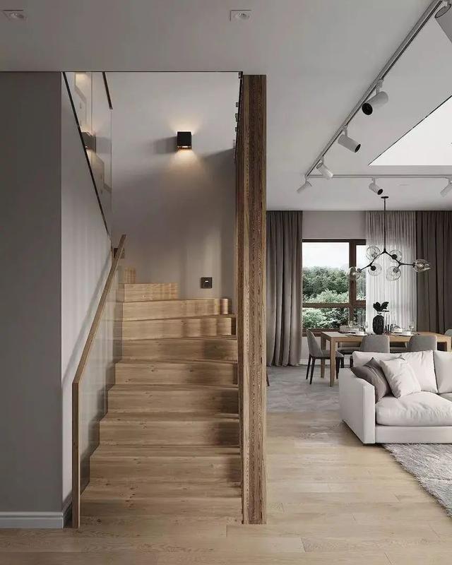 楼梯设计图与尺寸，一楼上二楼拐两次楼梯设计图（尺寸合理才是对空间的极致利用）