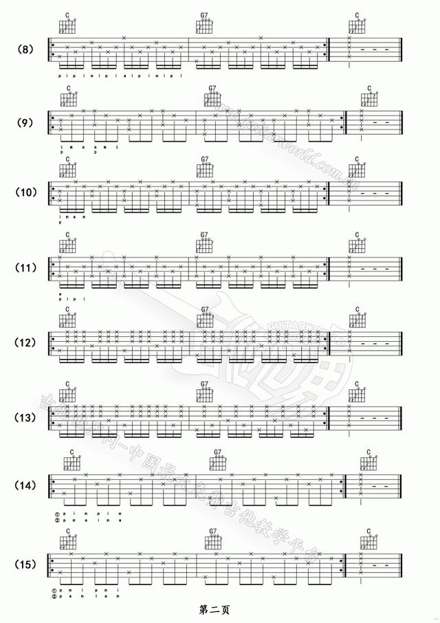 吉他五根弦是什么音，吉他的五根弦（每天练习吉他所做的基本功是什么）