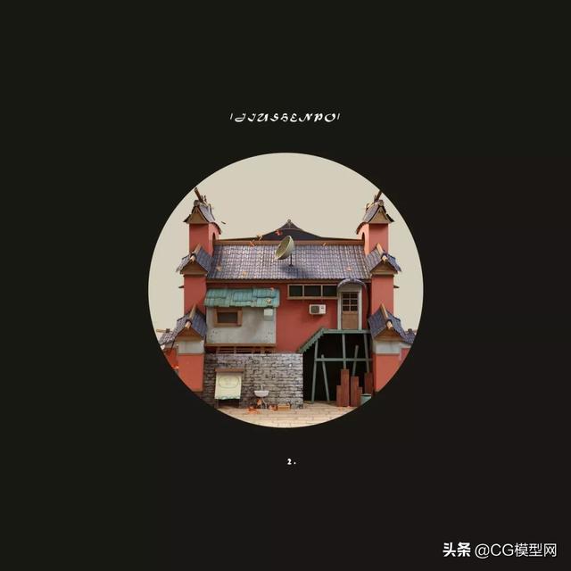 pxd，微信头像，pxd（201812期CG模型网作品展）