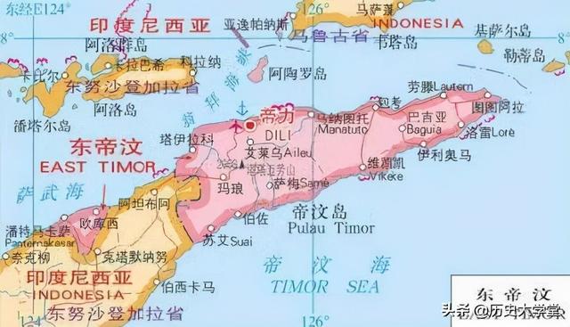 东帝汶地图，东帝汶地图高清中文版（小国“东帝汶”为何会独立两次）