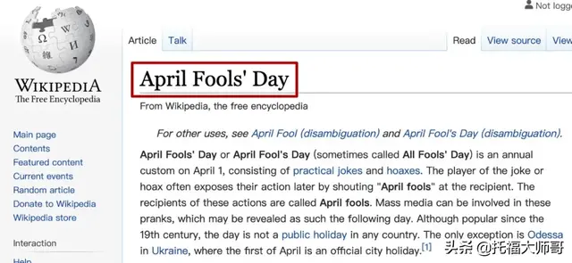 愚人节英文，愚人节英文介绍（Fools’，撇号到底放哪）