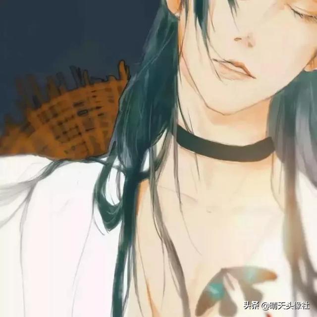 回头图片伤感男动漫古风，动漫男头  古风 伤感微信（古风动漫男生头像）