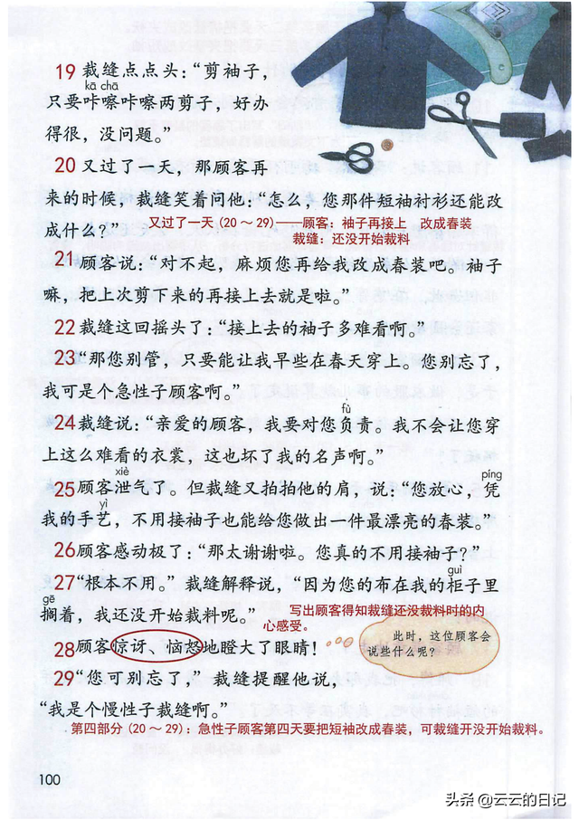 三年级下册语文27课课堂笔记，三年级下册语文27课练习题（三年级下语文电子课本注释）