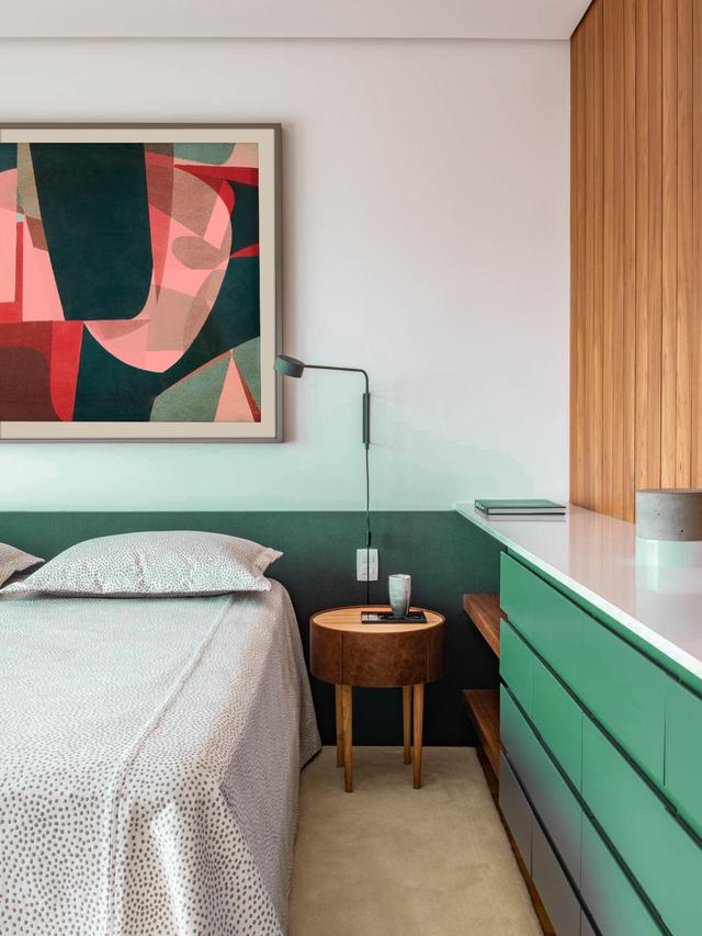 卧室为什么不能用绿色窗帘，窗帘风水最旺的颜色（51款绿色卧室设计）