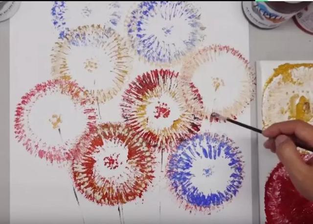 烟花图片简笔画，简笔画烟花的画法（酷炫的烟花）