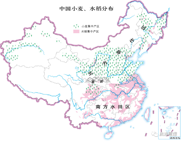 黄河长江地图，黄河长江地图路线全图（高清地图‖中国南北差异）