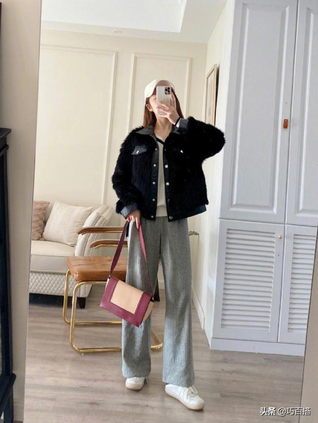 灰色裤子配什么上衣，灰色直筒裤搭配什么上衣（灰色阔腿裤才是真时髦）