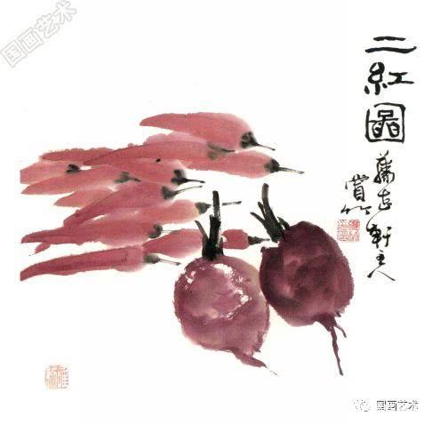 写意蔬果番茄的画法，写意蔬果画法步骤示范