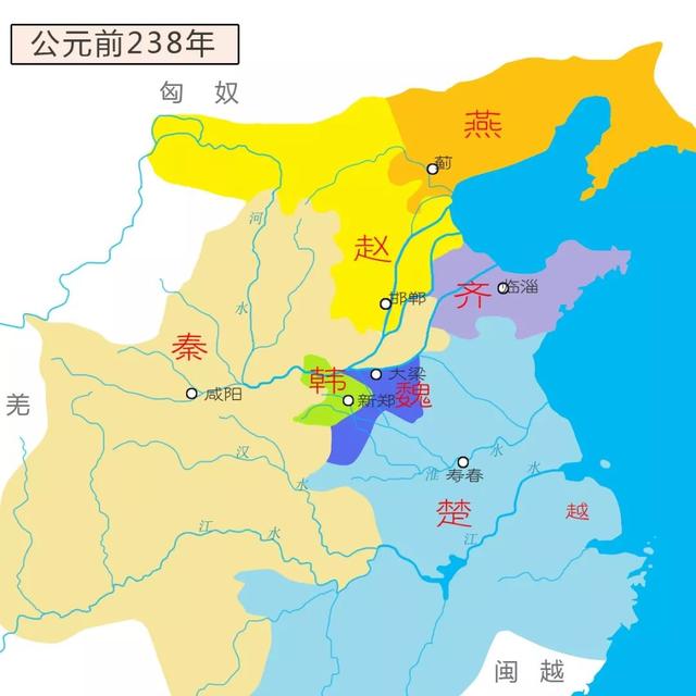 2,18张地图,还原秦始皇攻灭六国的整个过程