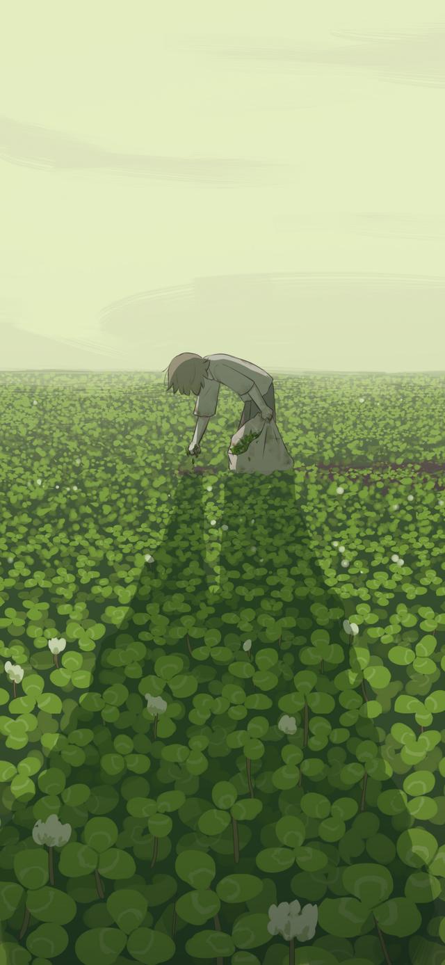 丧丧图片/如果可以今天也要开心一点，看上去开心其实丧的图片（高清动漫插画壁纸，虽丧但有趣）