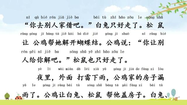 乐的偏旁，部编版一年级下册语文第6课《树和喜鹊》知识点+图文讲解