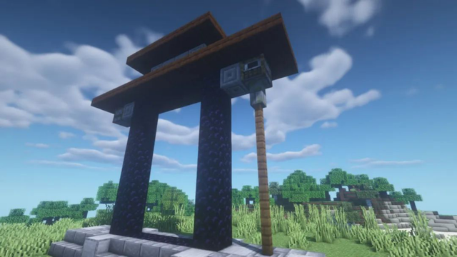 我的世界传送门，我的世界咋做传送门（这样帅气的传送门才符合高玩的身份）