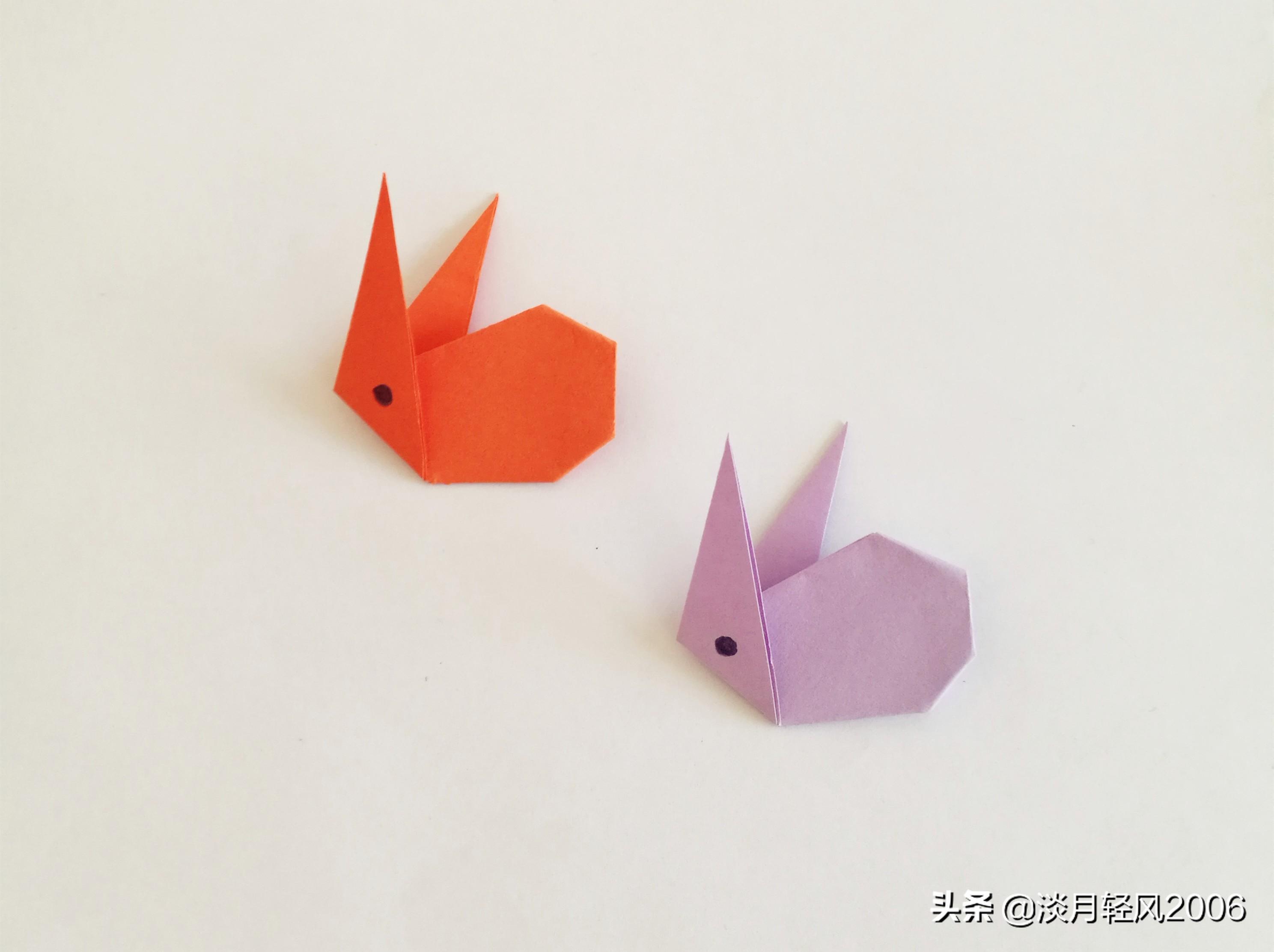 兔子怎么叠(折纸兔子视频教程大全)插图