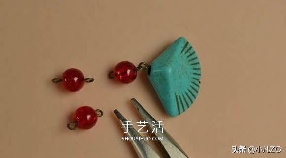 如何做贝壳饰品，如何做贝壳手工艺品（复古风格绿松石贝壳耳环的DIY制作图解教程）