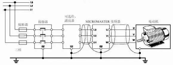 变频器实物接线图，变频器实物接线图参数设定（快速掌握变频器的工作原理以及接线图）