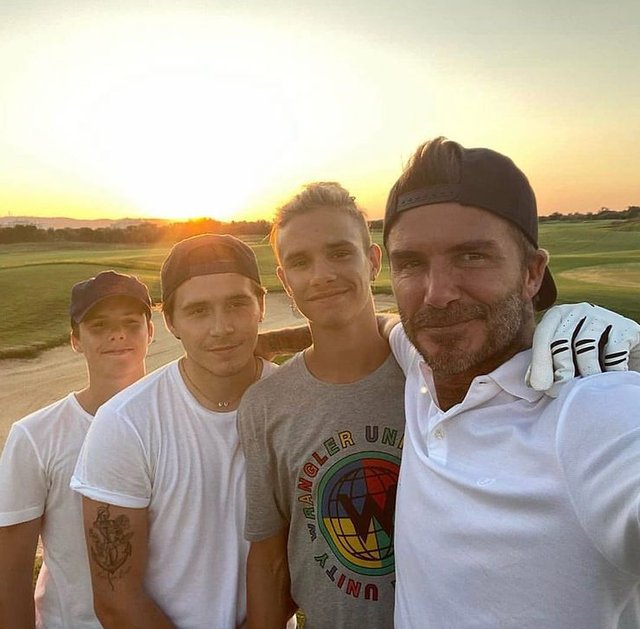 贝克汉姆又一儿子长残，二儿子脸上皱纹横生，18岁就像油腻大叔