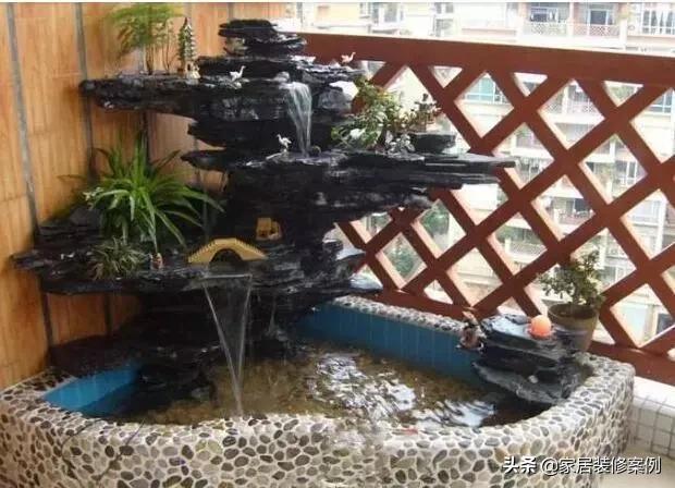 阳台摆放鱼缸设计效果图，阳台鱼缸装修效果图大全（让外人一看就觉得你是个土豪）