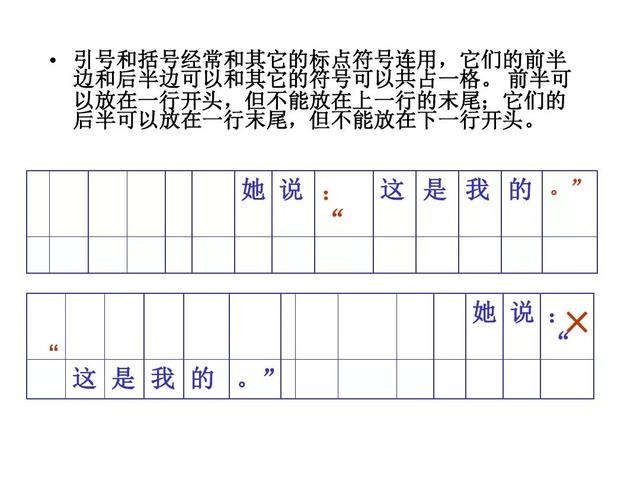 方格稿纸书写格式范文，横格稿纸书写格式（一年级标点符号的正确书写格式）