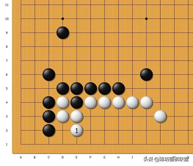 围棋三十六种杀法，围棋的基本杀法——虎口逃生杀法（8种\