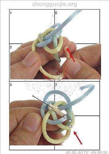 如何编中国结，中国结编法教程一步一步教