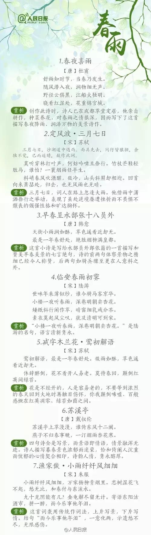 描写春天的古诗有哪些，四年级描写春天的古诗有哪些（快来熟读这56首诗词）