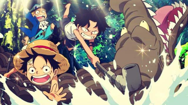 海贼王萨博篇三兄弟的羁绊，路飞身上的奇妙三人羁绊