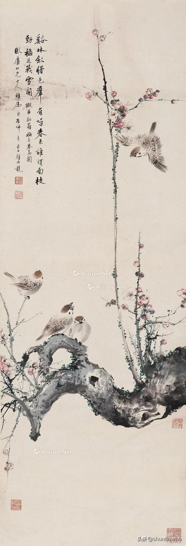 写意梅花100种画法，构图一百例，学完够用了