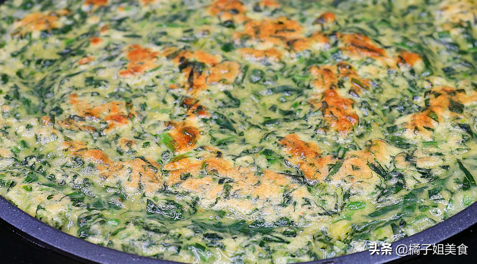 圖片[5]-菠菜雞蛋另類做法  口感鮮香味美 既是菜又能做主食-起舞食譜網