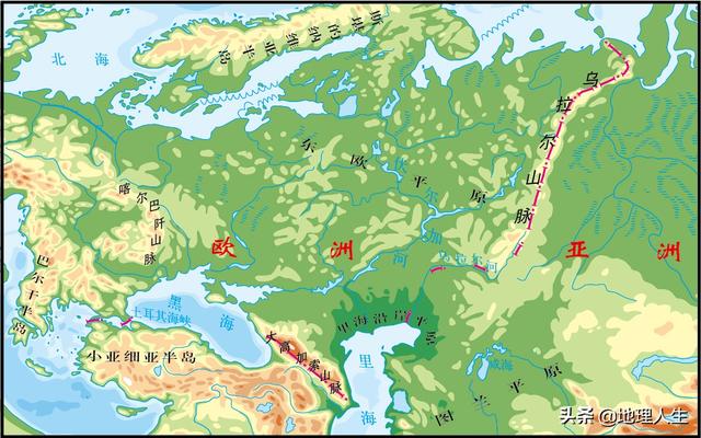 亚洲非洲分界线，亚洲与非洲的分界线是什么海峡（世界地图上的洲界——大洲分界线）