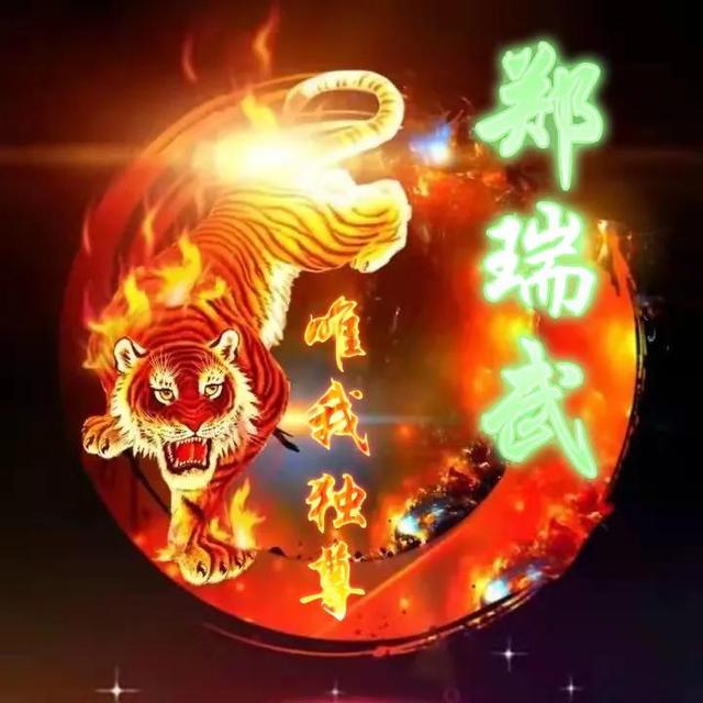 卡通老虎图片，虎（霸气虎全名微信头像：唯我独尊）