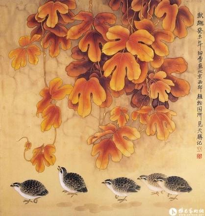 王天胜国画精品欣赏，现代工笔画院院长王天胜作品