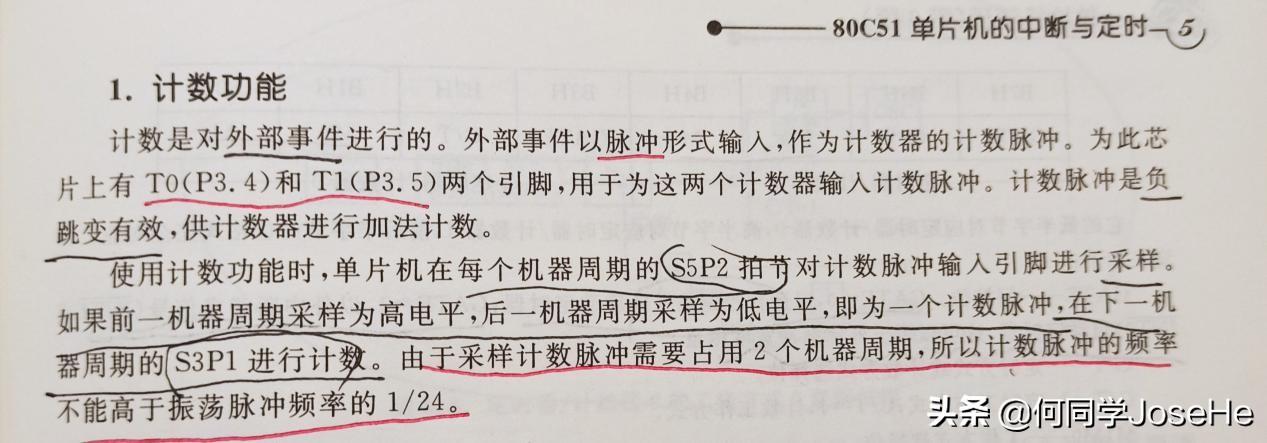 51单片机 脉冲计数 51单片机计数脉冲频率超过晶振频率124也行？仿真与实际