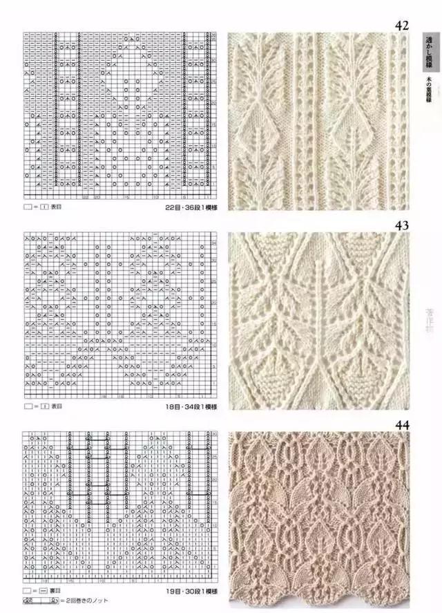 织围巾的花样，围巾编织花样5000款式（织毛衣、围巾、帽子、手套编织花样图纸大全）