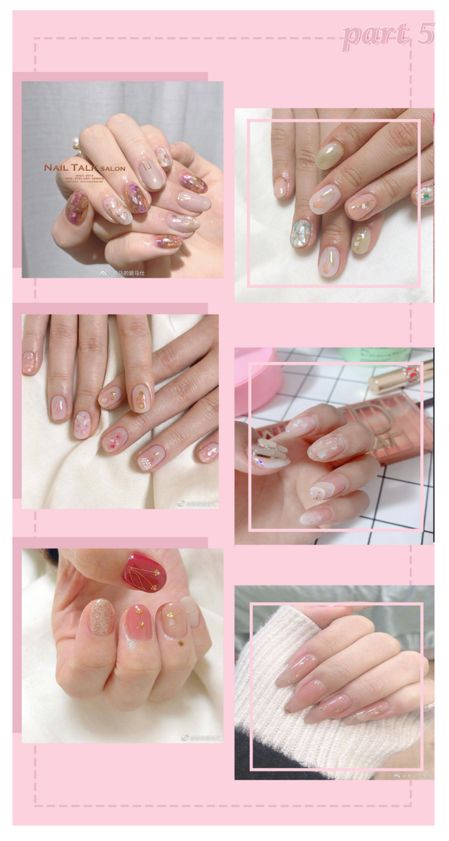 显白的指甲图片，显白指甲图片 款式渐变（精致又高级，还很显手白）