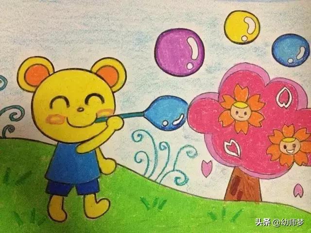 大班画画大全简单漂亮，儿童画画大全简单漂亮风景（幼儿园儿童范画大全）