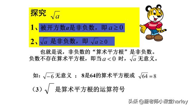 什么叫算术平方根，算术平方根为什么叫算术平方根（探究学习+例题解析+习题专练）