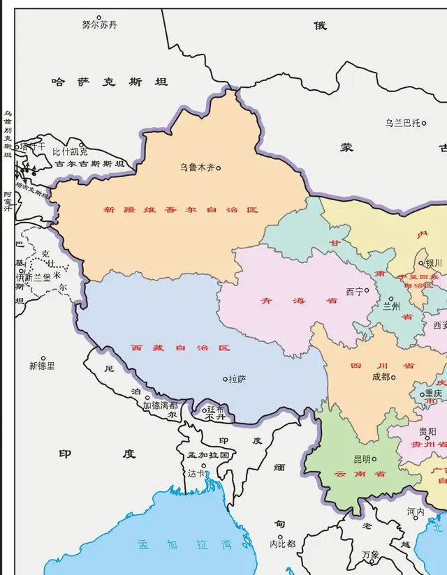 我国跨纬度最广的省区，我国跨经度最广的省区是哪个省（中国版图上有哪些“反直觉”的冷知识）