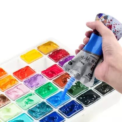 固体水粉和固体水彩的区别，固体水粉和固体水彩的区别在哪里（别再问我水彩和水粉有啥不一样）