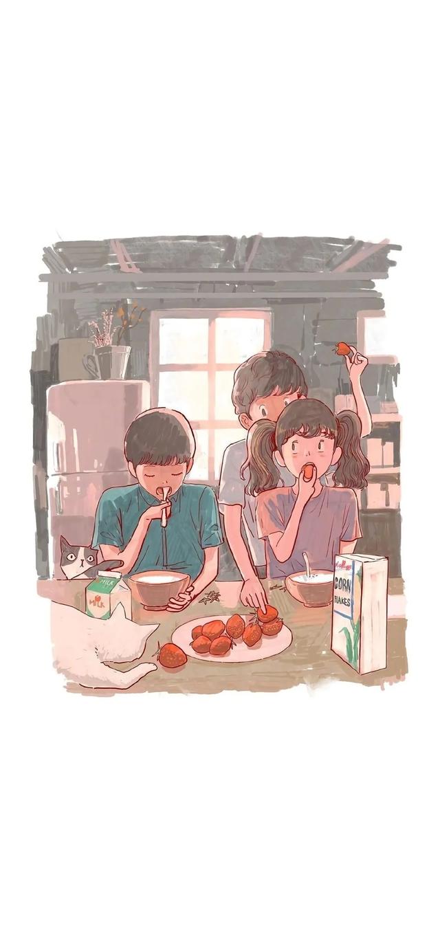 高清动漫手机壁纸，高清动漫手机壁纸男（一组简约动漫锁屏壁纸图片）