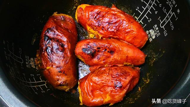 电饭锅烤红薯的做法，电饭煲烤红薯按什么键（原来烤红薯这么简单）