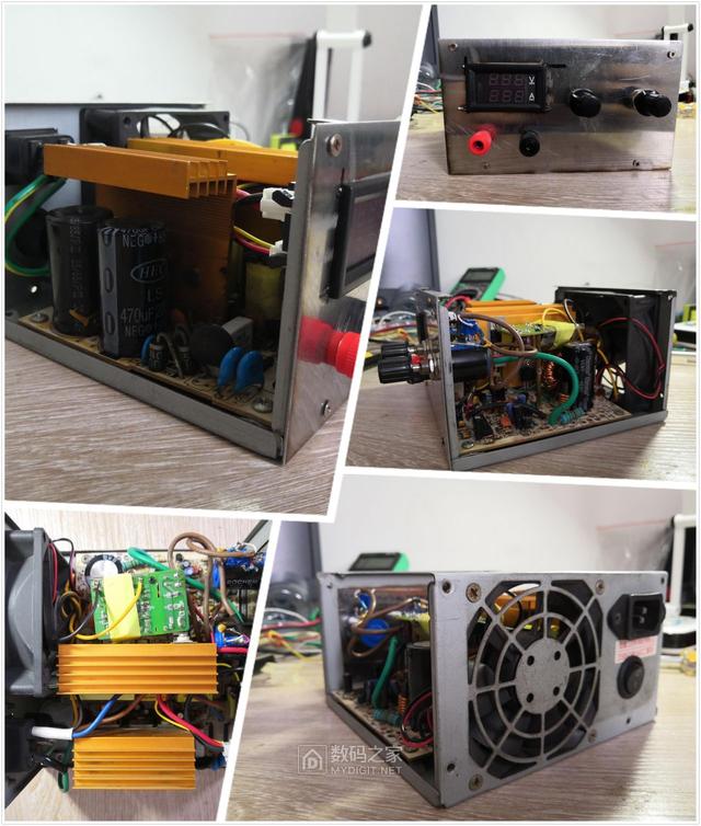 atx电脑电源维修图解，0~10A的ATX电源改可调电源全过程