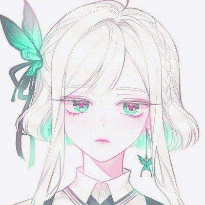好看的动漫女图片23号牛奶糖(青春美少女动漫头像,女生头像)
