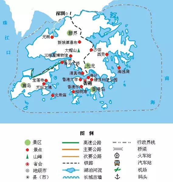 江西旅游地图，安徽江西旅游地图（全国旅游地图精简版）