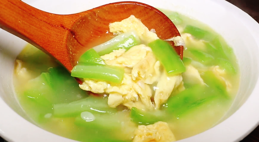 图片[6]-【丝瓜鸡蛋汤】做法步骤图  这样做 汤汁鲜甜-起舞食谱网