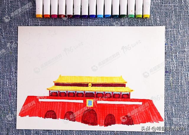 人民英雄纪念碑怎么画，人民英雄纪念碑怎么画视频加颜色（教你轻松上手国庆节主题绘画）